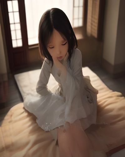 麻生希作品风格解析示意图，清新绿色调配色，展示清纯系与剧情系两种风格的视觉对比，画面明亮细腻